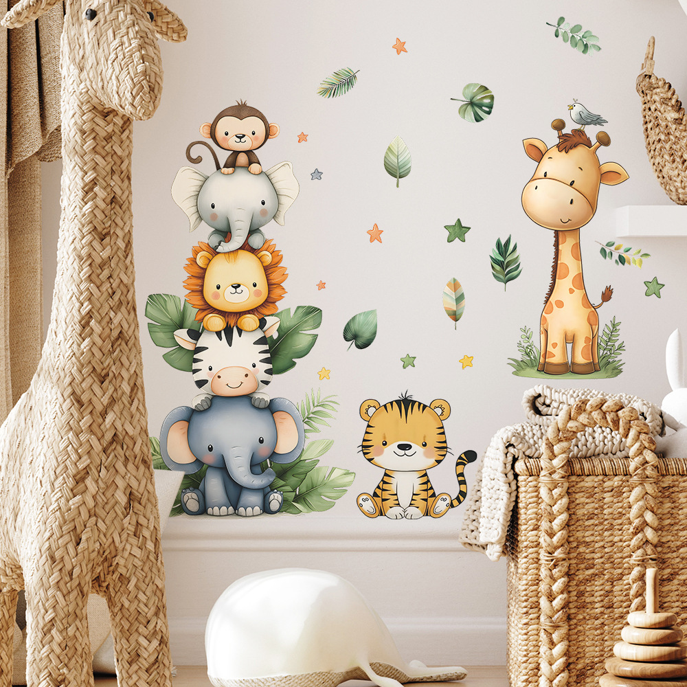 Boho Forest Animals Wall Stick - Baby Girl Nursery Quotes review and price